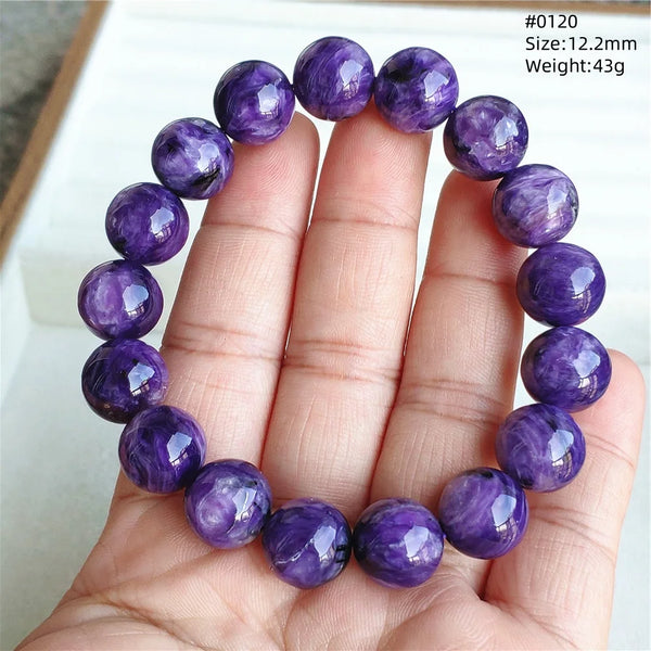 Purple Charoite Bracelet Russia-ToShay.org