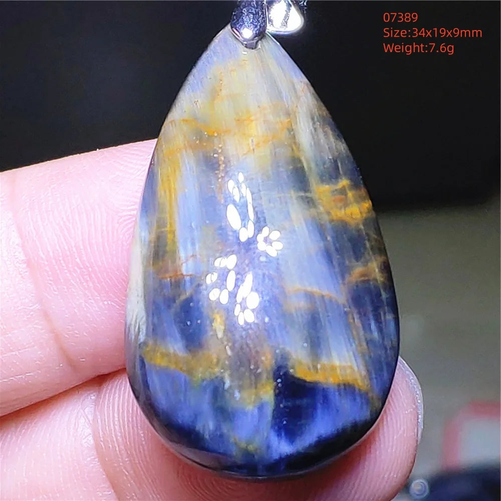 Blue Pietersite Pendant-ToShay.org