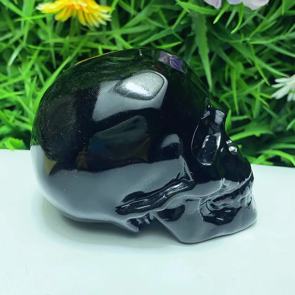 Black Obsidian Skull-ToShay.org