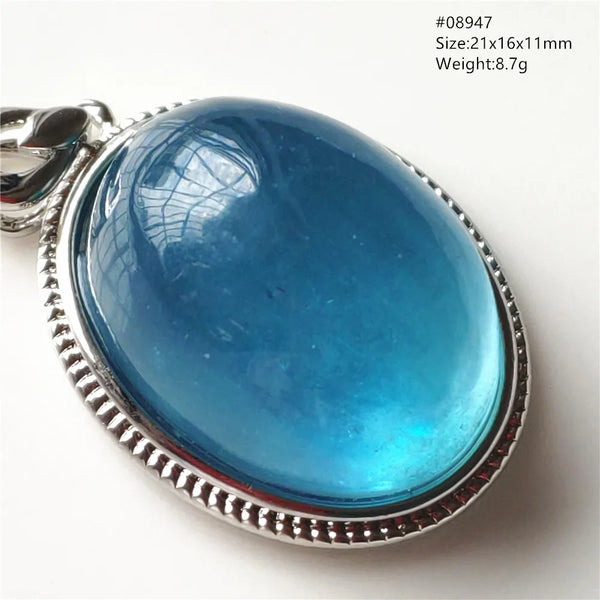 Blue Aquamarine Pendant-ToShay.org