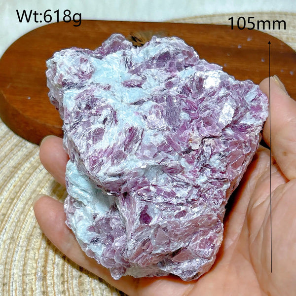 Purple Lepidolite Raw Stone-ToShay.org