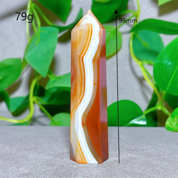 Orange Carnelian Crystal Tower-ToShay.org