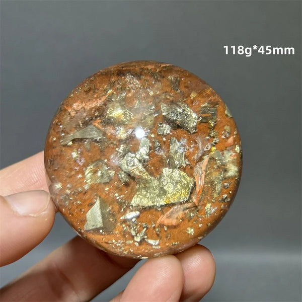 Yellow Chalcopyrite Crystal Ball-ToShay.org