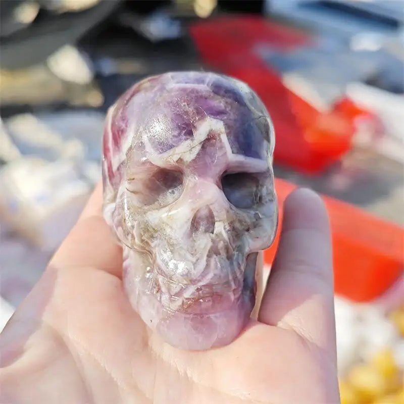 Purple Dream Amethyst Skull-ToShay.org