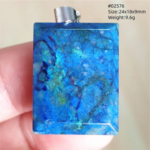 Blue Azurite Pendant-ToShay.org