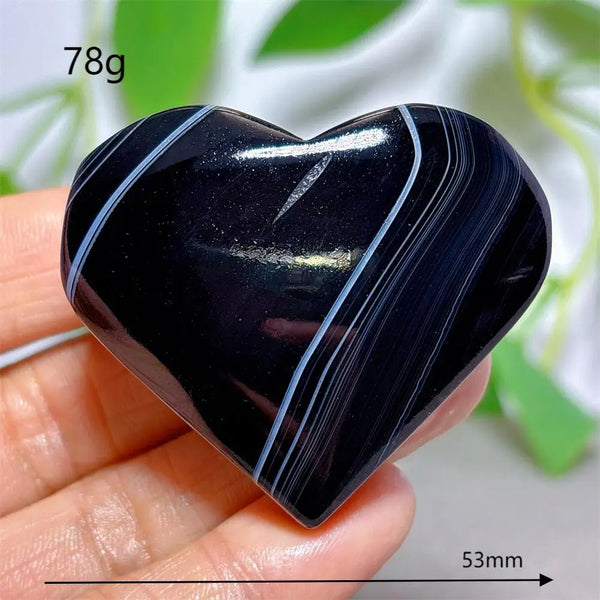 Black Agate Heart-ToShay.org