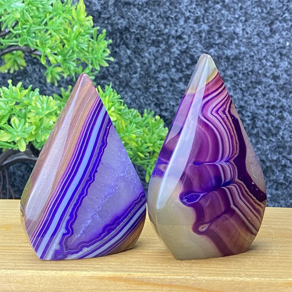 Purple Agate Torch-ToShay.org