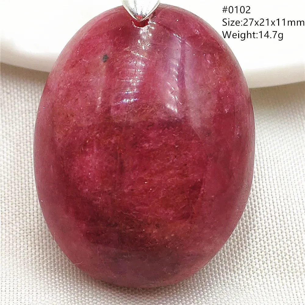 Red Rhodonite Pendant-ToShay.org