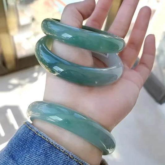 Green Jadeite Bangle-ToShay.org