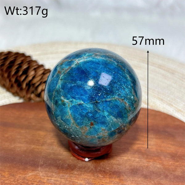 Blue Apatite Ball-ToShay.org