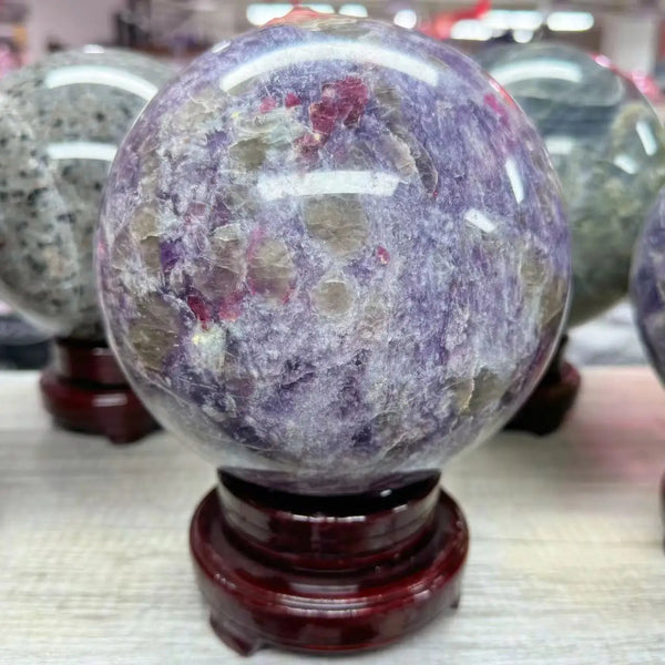 Pink Lepidolite Ball-ToShay.org