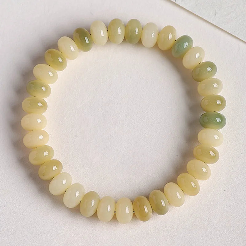 White Bodhi Abacus Beads-ToShay.org