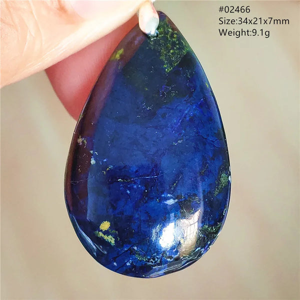 Blue Azulite Malachite Pendant-ToShay.org