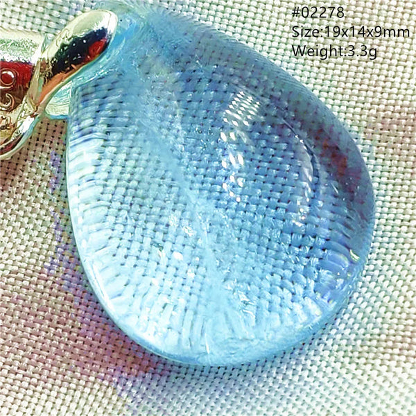 Blue Topaz Crystal Pendant-ToShay.org