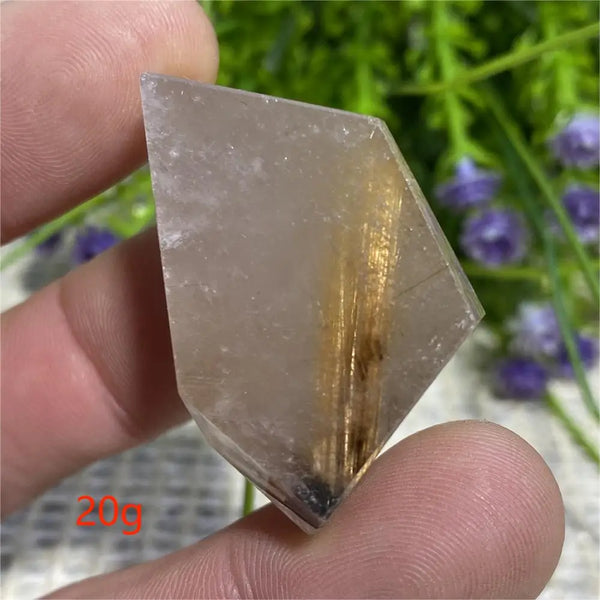 Gold Rutilated Quartz Rock-ToShay.org
