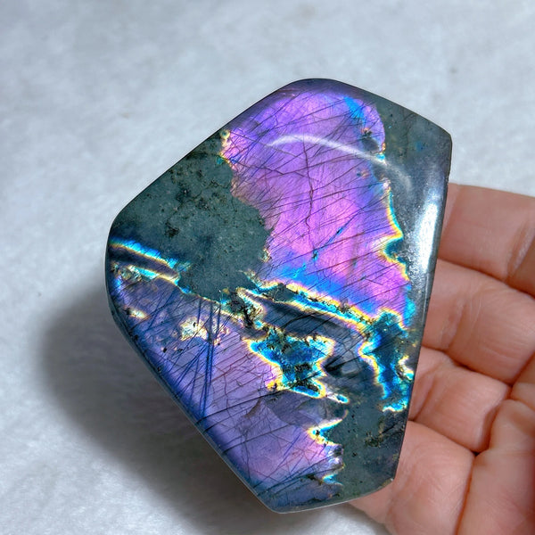 Purple Labradorite Flash Stone-ToShay.org