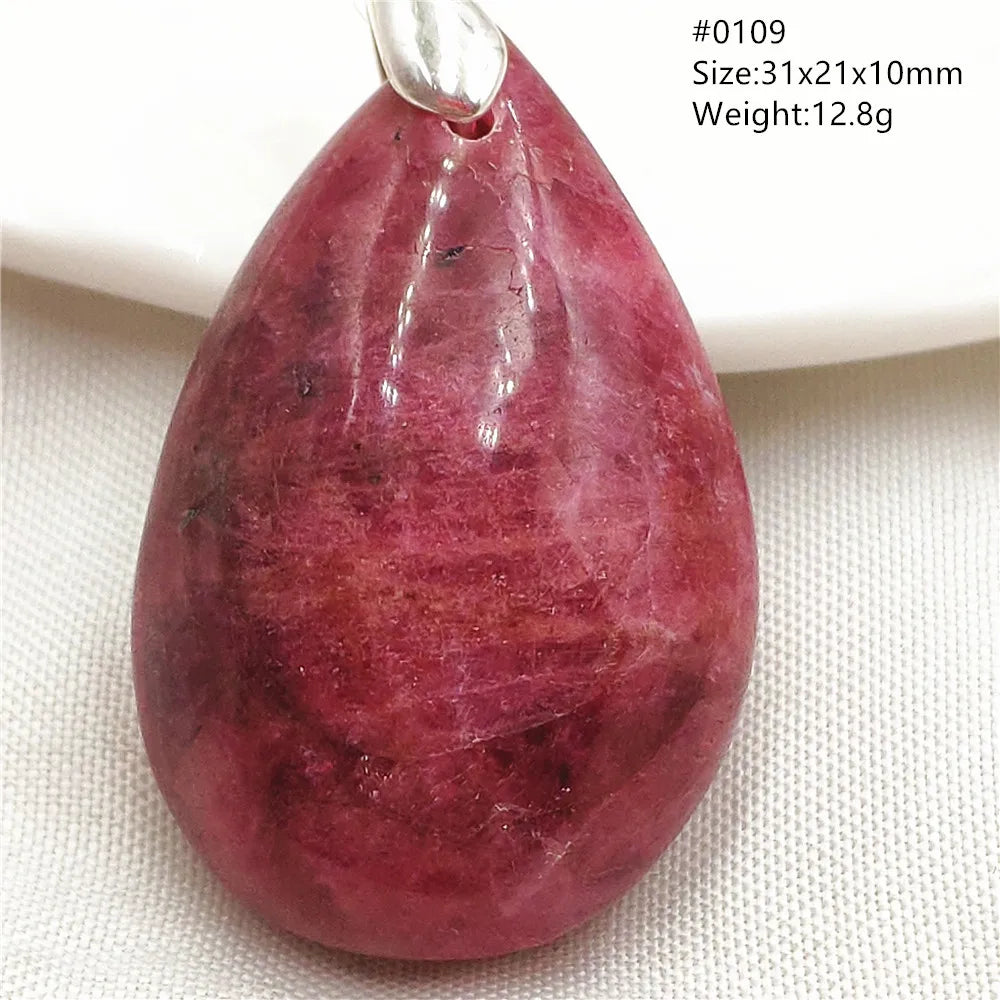 Red Rhodonite Pendant-ToShay.org