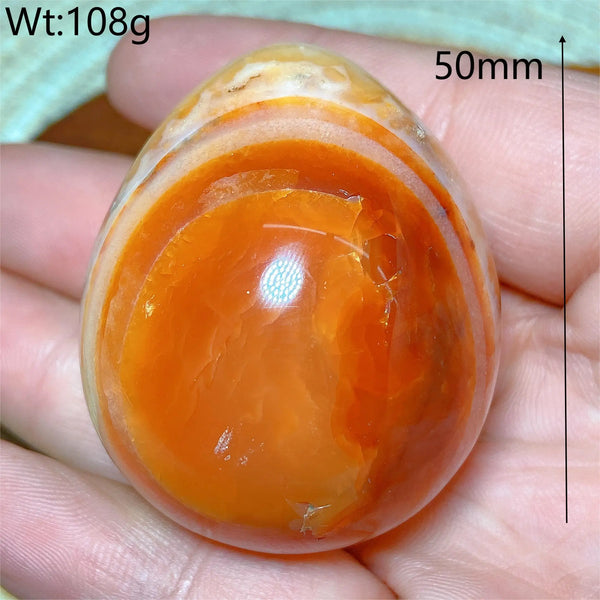 Orange Carnelian Egg-ToShay.org