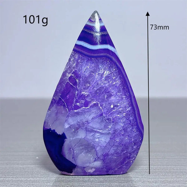 Violet Agate Torch-ToShay.org