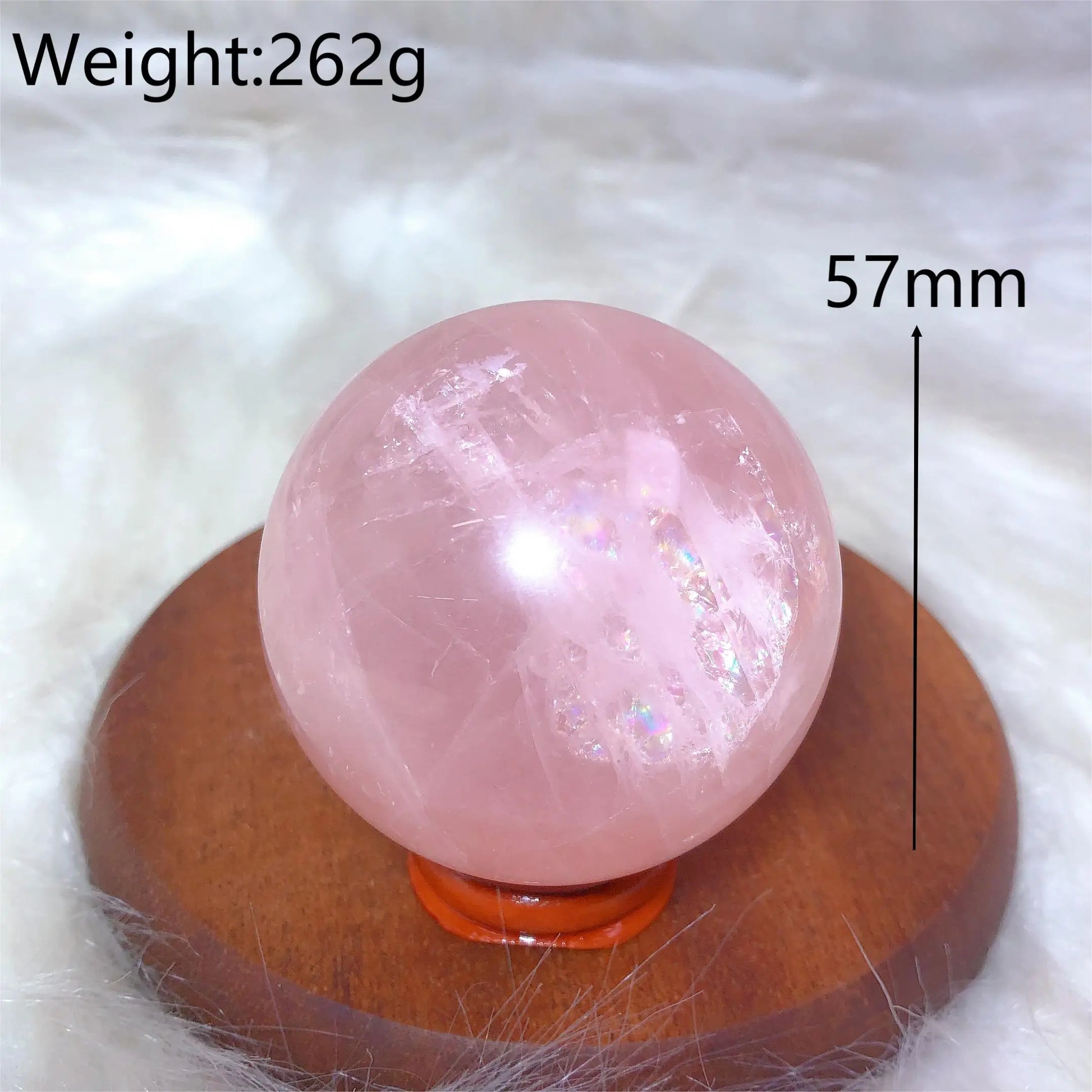 Pink Rose Quartz Ball-ToShay.org