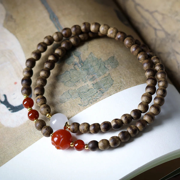 Wood Agarwood Bracelet-ToShay.org
