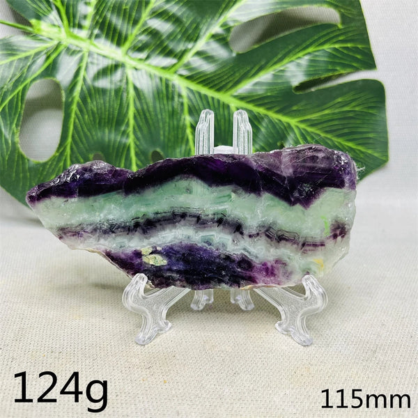 Purple Fluorite Rainbow Slice-ToShay.org