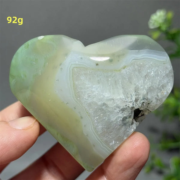 Green Agate Heart-ToShay.org