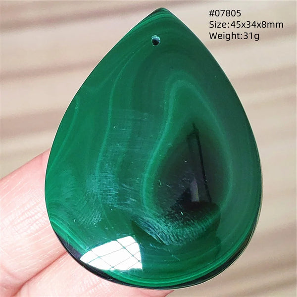 Green Malachite Chrysocolla Pendant-ToShay.org