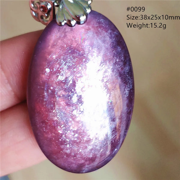Purple Lepidolite Pendant-ToShay.org