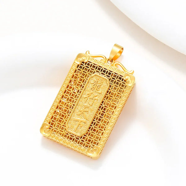 Gold Dragon Pendant-ToShay.org