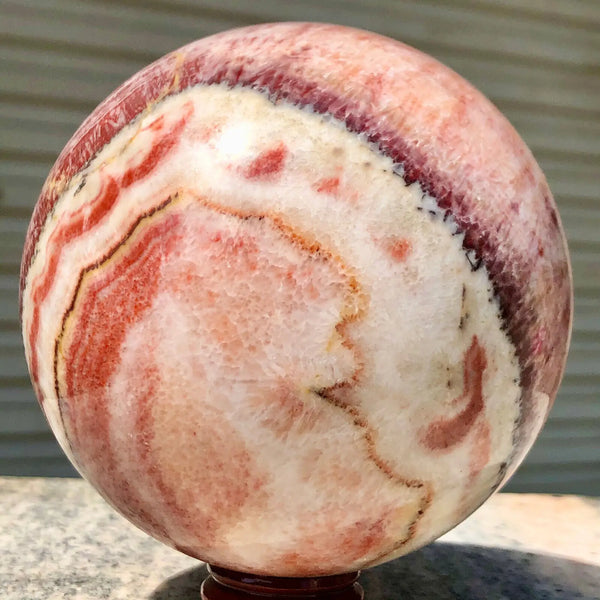 Pink Rhodochrosite Ball-ToShay.org