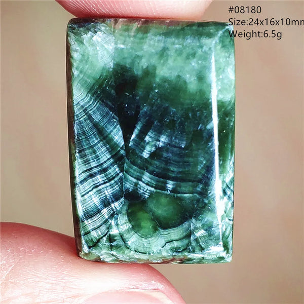 Green Seraphinite Pendant-ToShay.org