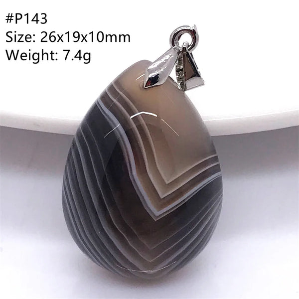 Black Lace Agate Pendant-ToShay.org