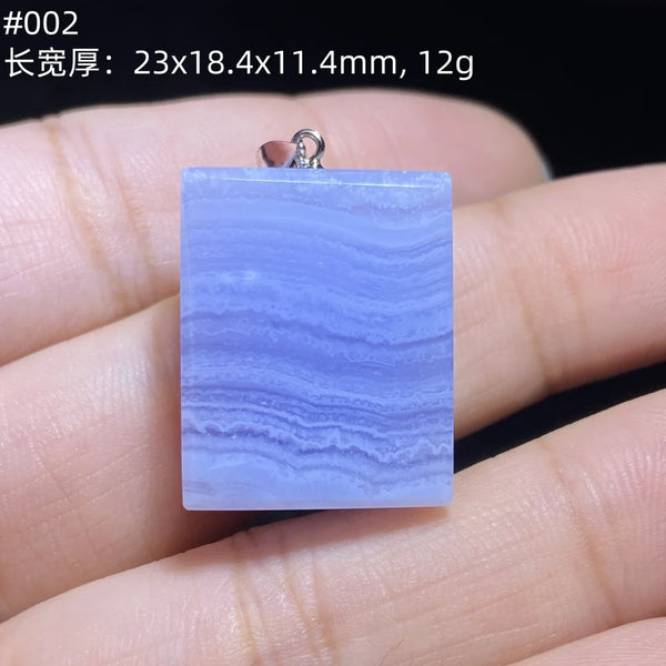 Blue Lace Agate Pendant-ToShay.org