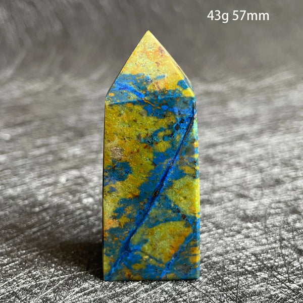 Blue Azurite Malachite Point-ToShay.org