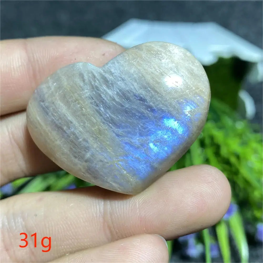 Blue Moonstone Heart-ToShay.org