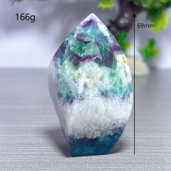 Rainbow Fluorite Flame-ToShay.org