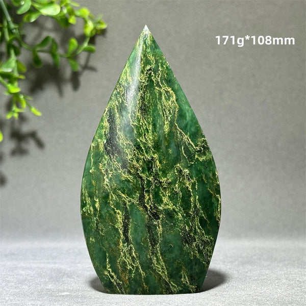 Green Emerald Agate Torch-ToShay.org