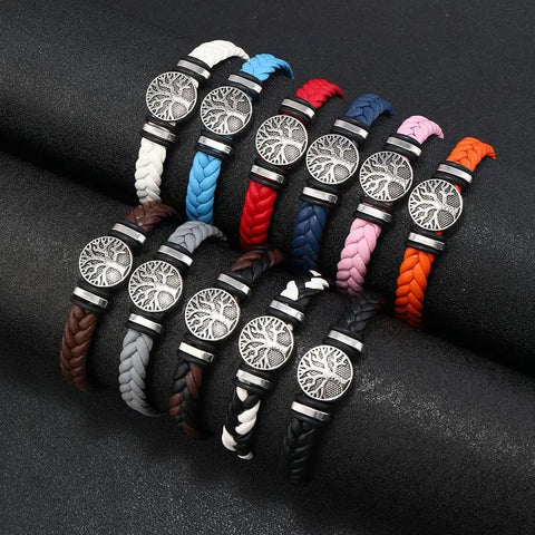 Tree of Life Leather Bracelet-ToShay.org