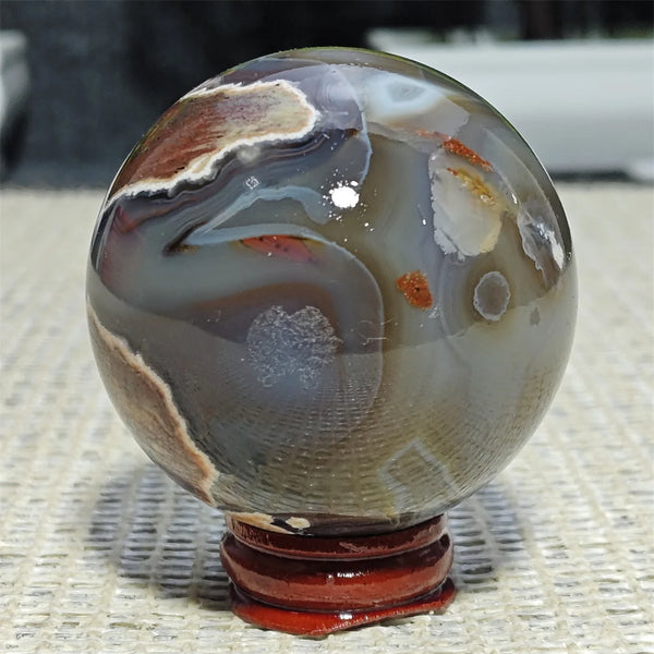 Grey Agate Ball-ToShay.org