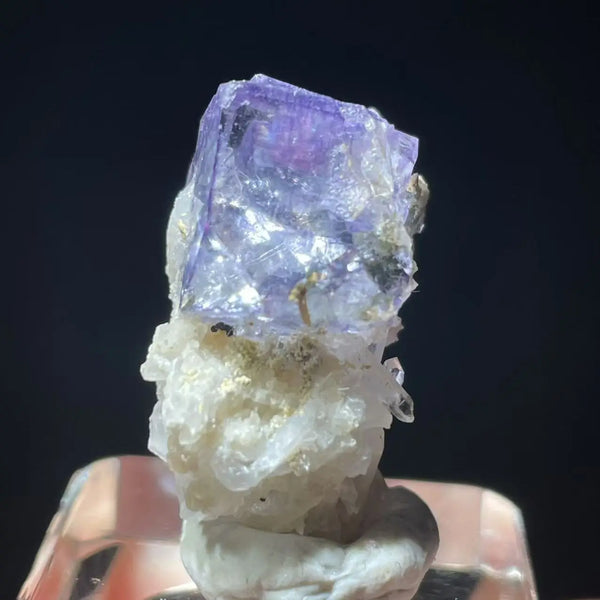 Purple Fluorite Mica Crystal-ToShay.org