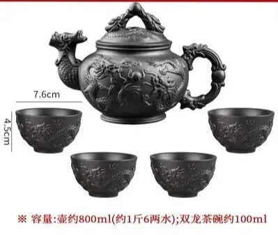 Dragon Clay Teapot-ToShay.org