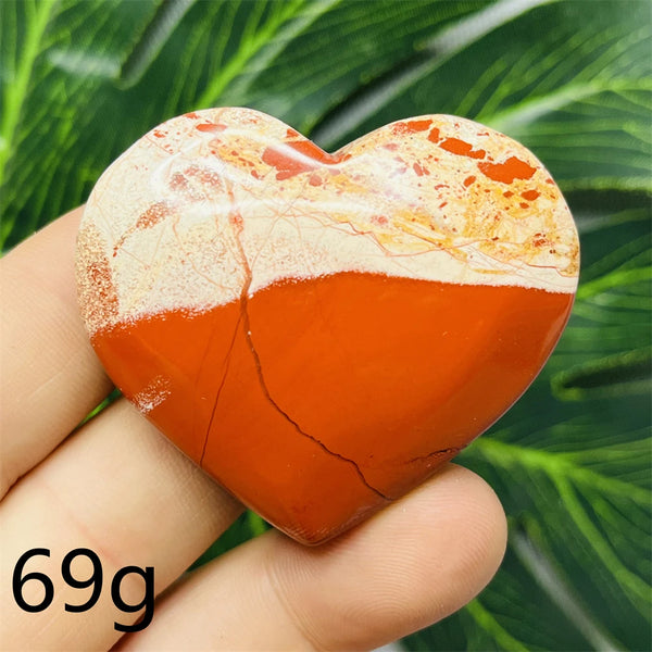 Red Jade Agate Heart-ToShay.org