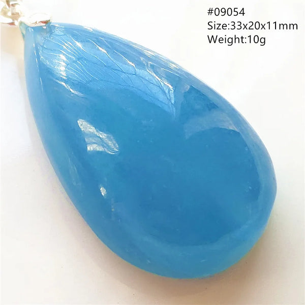 Blue Aquamarine Pendant-ToShay.org