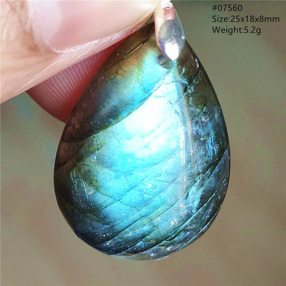 Blue Light Labradorite Pendant-ToShay.org