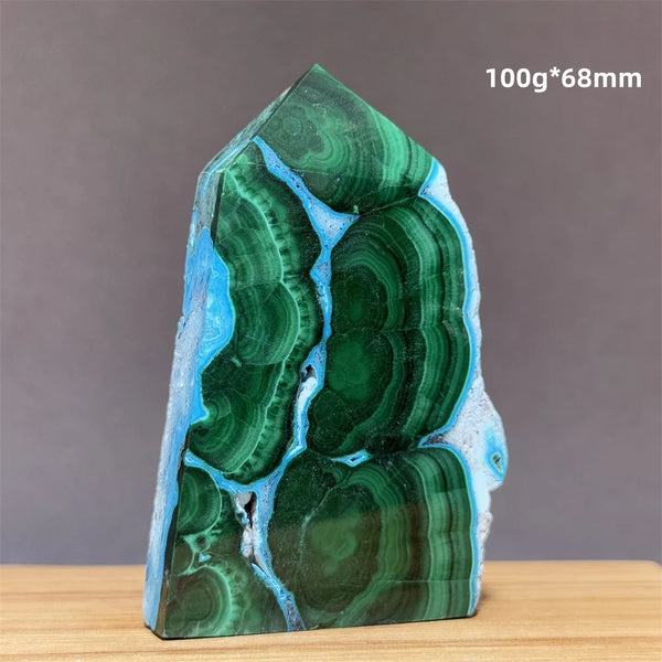 Blue Green Chrysocolla Tower-ToShay.org