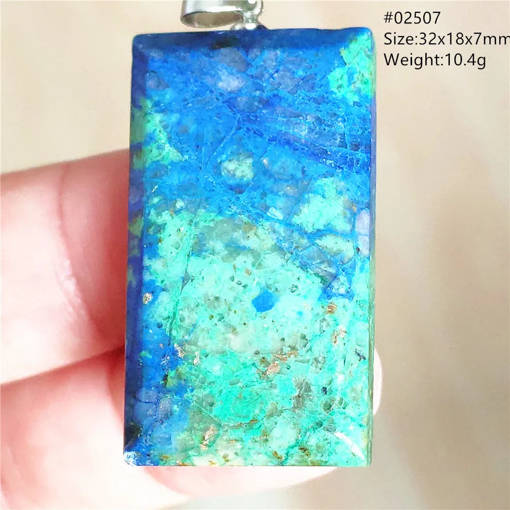 Green Blue Malachite Pendant-ToShay.org
