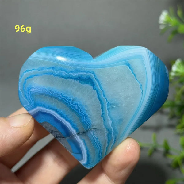 Blue Agate Heart-ToShay.org