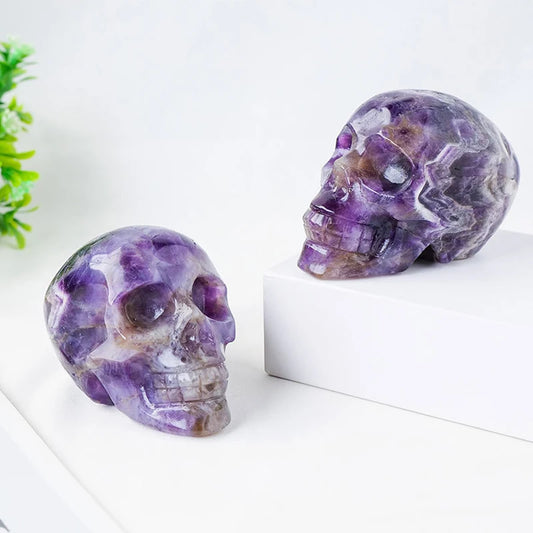 Purple Amethyst Skull-ToShay.org