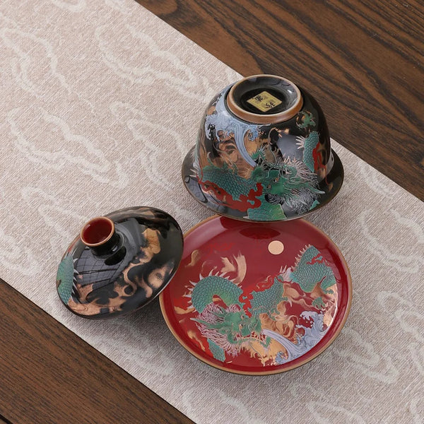 Gaiwan Ceramic Tea Tureen-ToShay.org